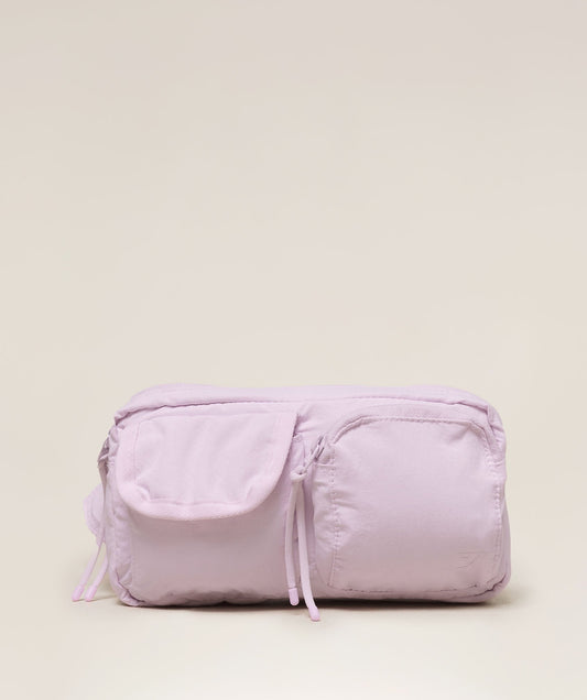 Gymshark Pleat Sling Bag - Ice Pink