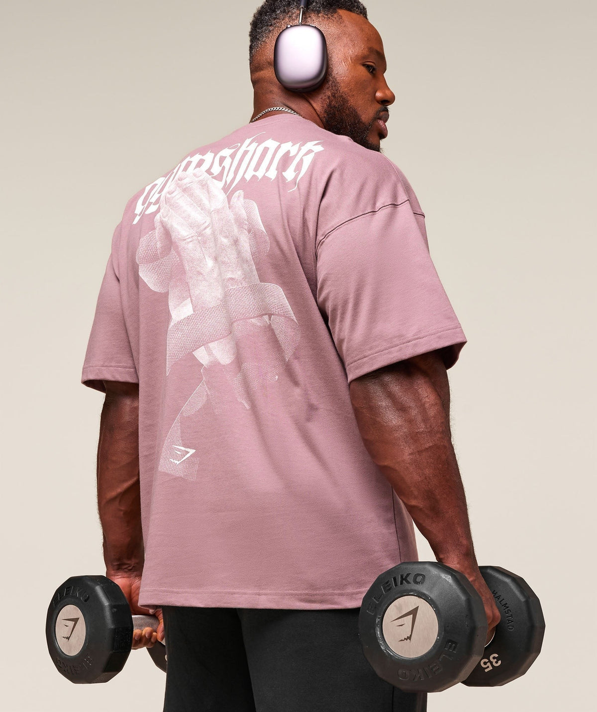 Gymshark Prayer Hands Tee - Calm Pink
