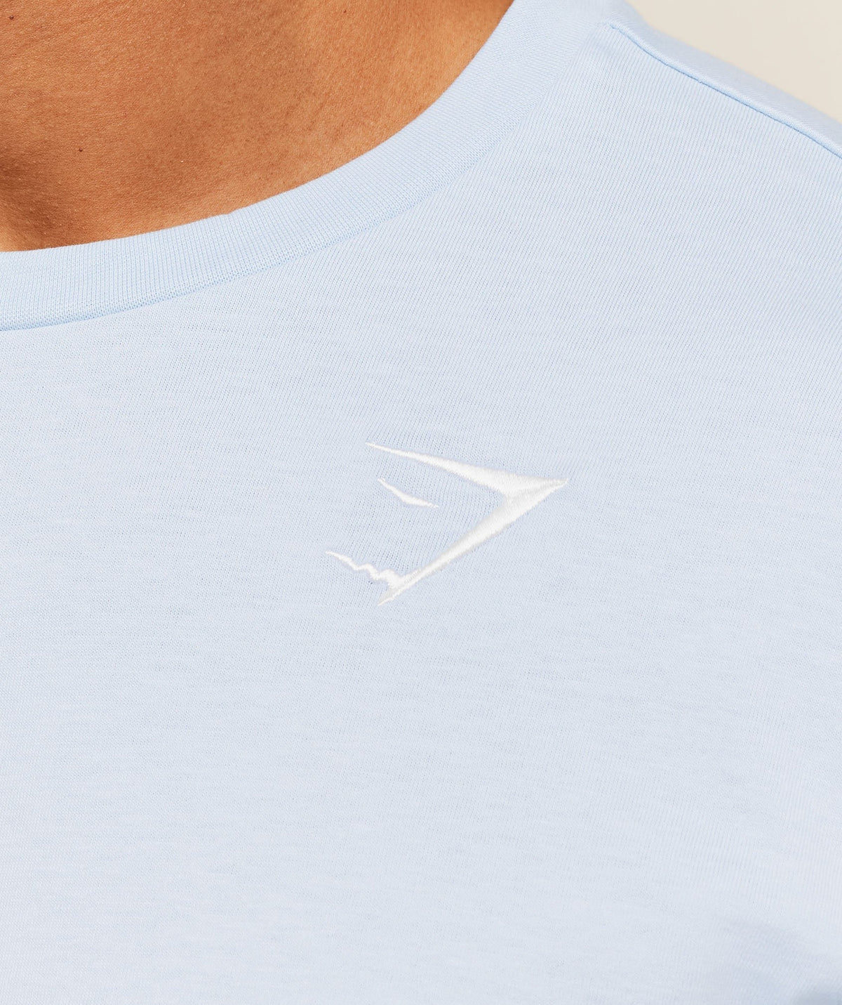 Gymshark Crest Tee - Chilled Blue