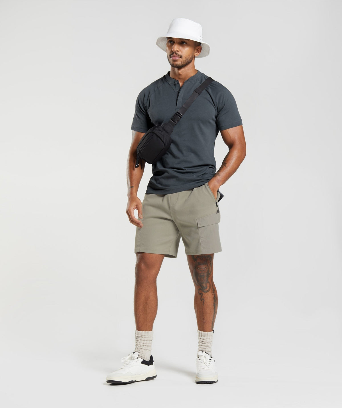 Gymshark Rest Day Commute Polo Shirt - Blue