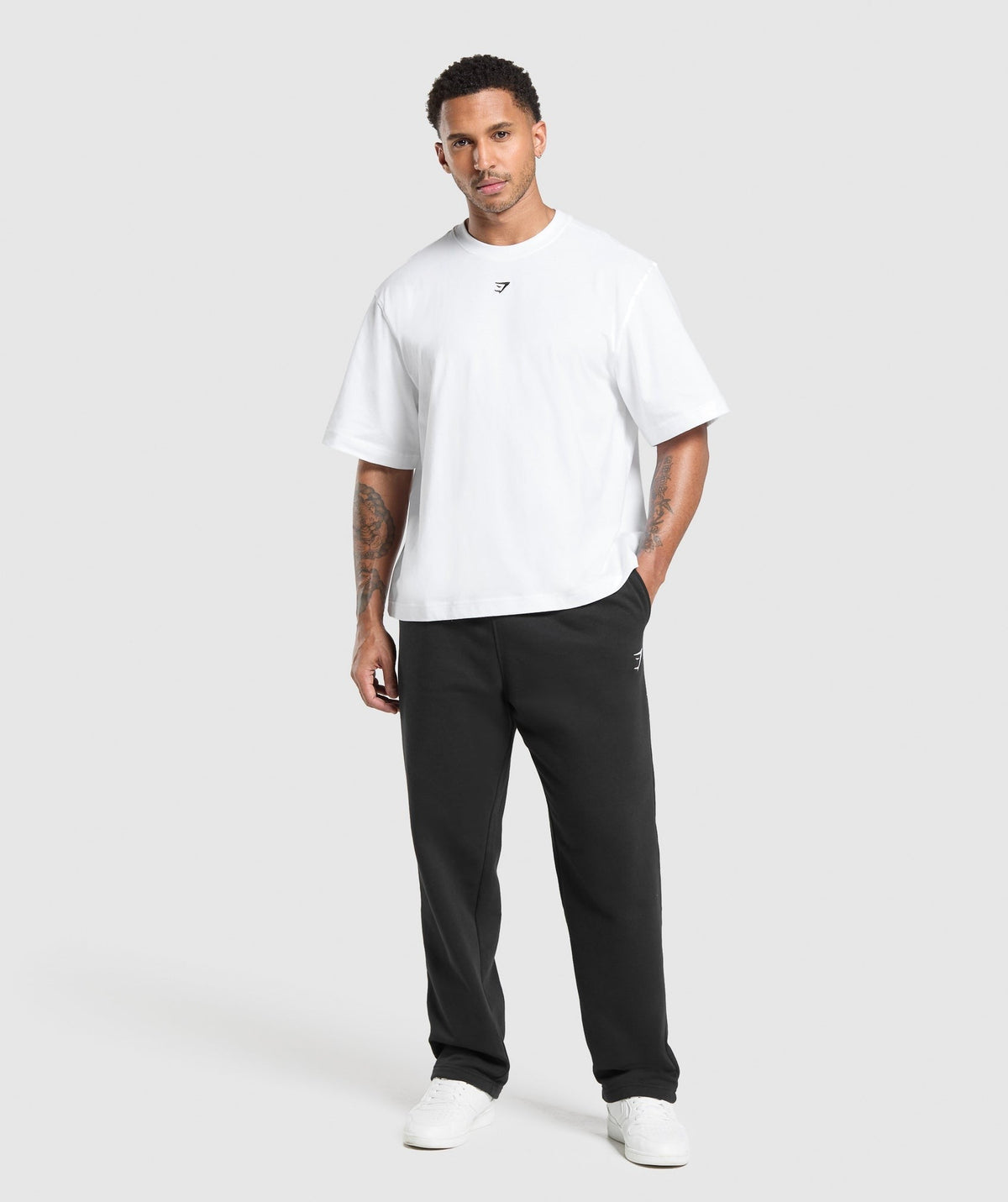 Gymshark Rest Day Essentials Boxy Tee - White