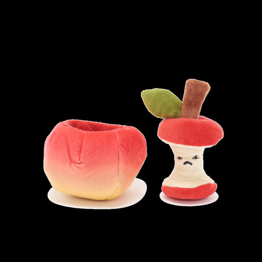 Red Malicious Plush Multi-Part + Enrichment Dog Toy