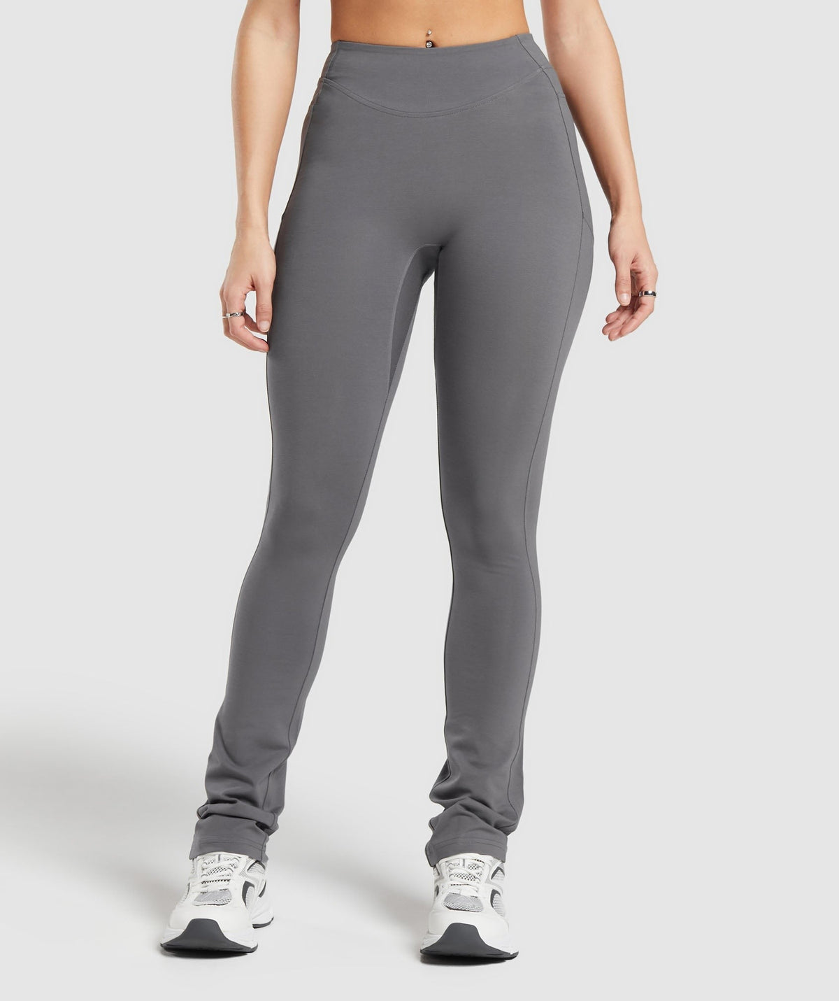 Gymshark Rest Day Bootcut Leggings - Brushed Grey