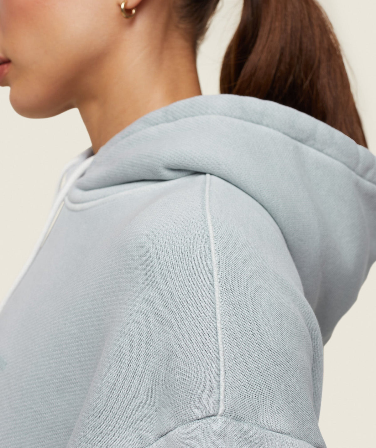 Gymshark Comfort Oversized Hoodie - Ice Grey/Pigment Garment Dye + Wash