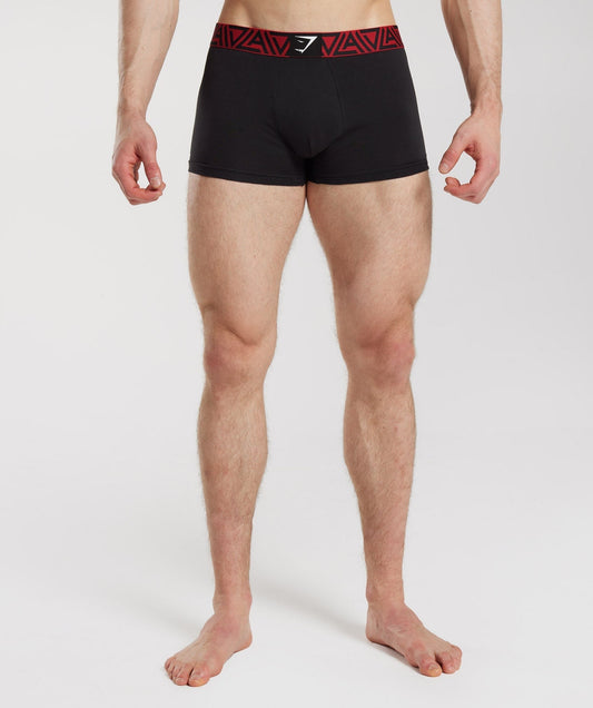 Gymshark x David Laid Boxers 1pk - Black/Black