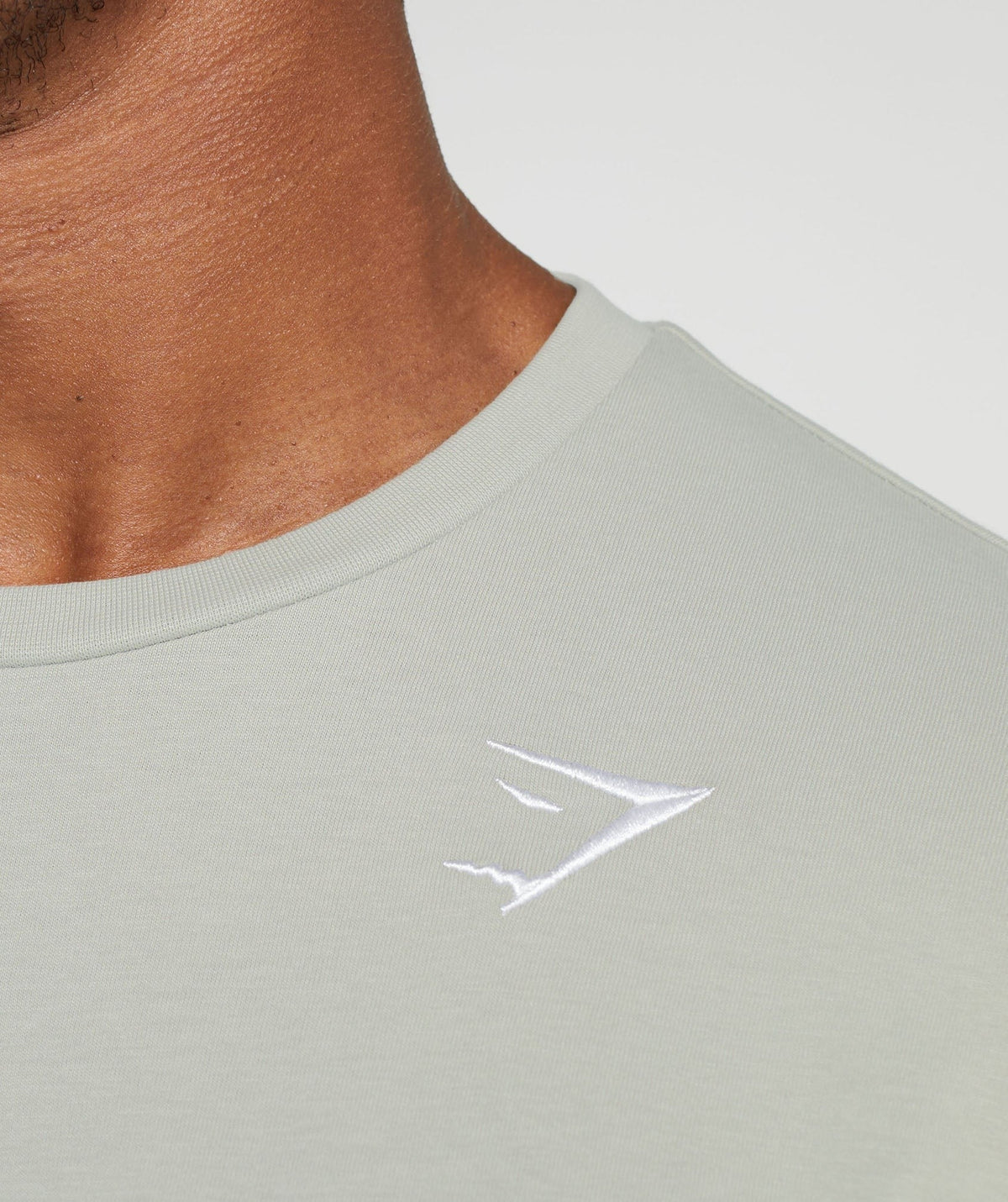 Gymshark Crest Tee - Stone Grey