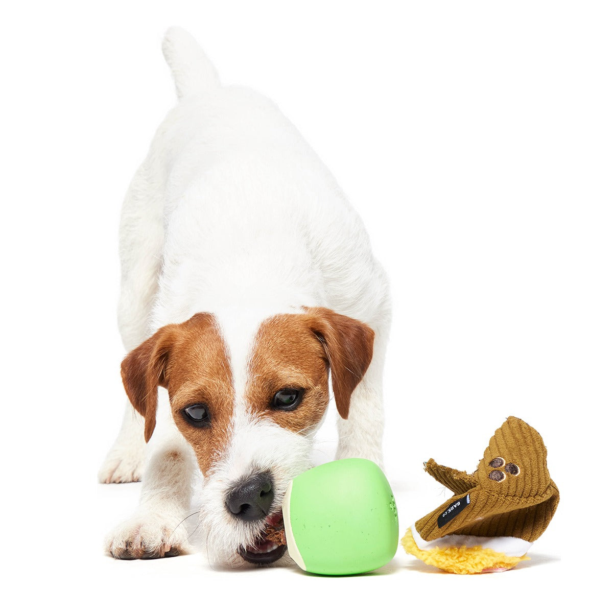 Coco-Mutt Cocktail Super Chewer Durable 2-in-1 Fetch + Enrichment Dog Toy