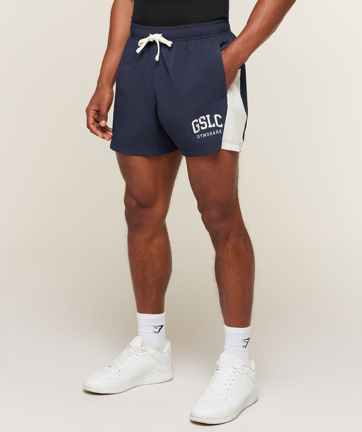Gymshark GSLC Emblem Shorts - Heavy Blue