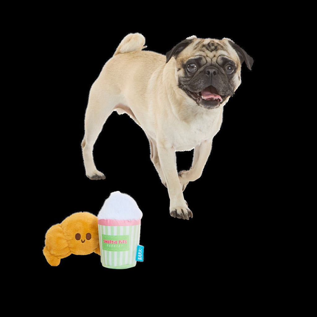 Ooh-la-la-latte Plush Multi-Part Dog Toy