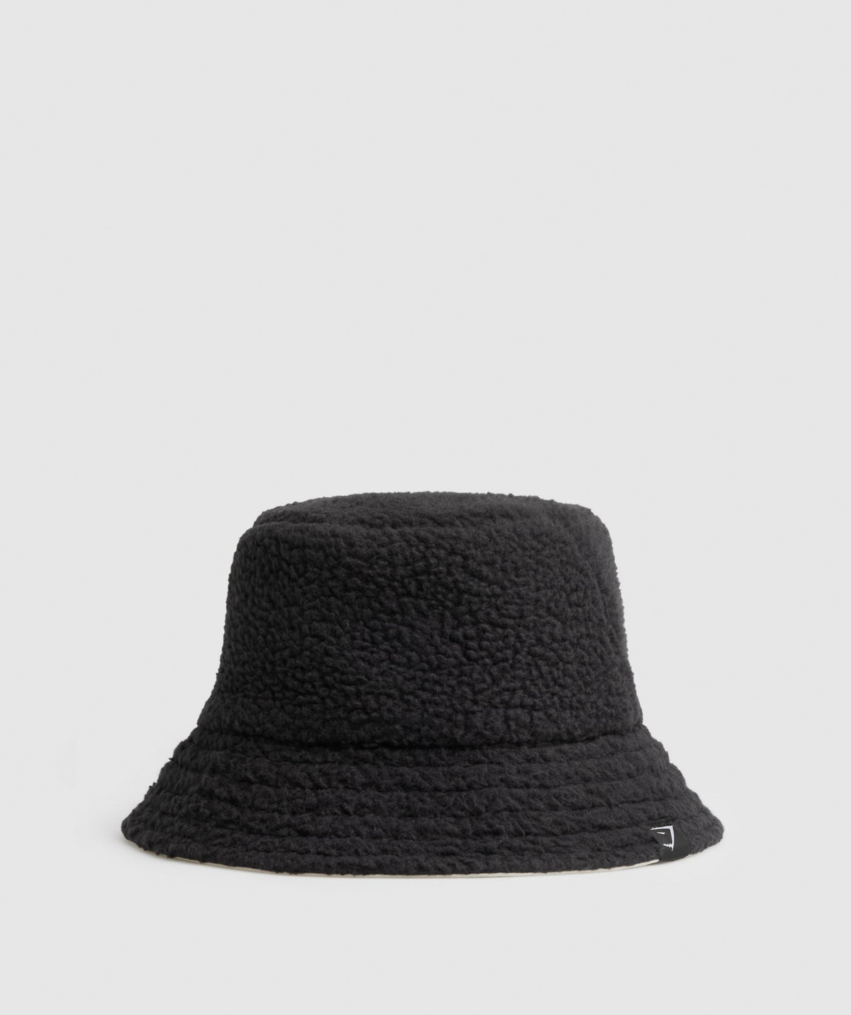 Gymshark Fleece Reversible Bucket Hat - Black/Pebble Grey