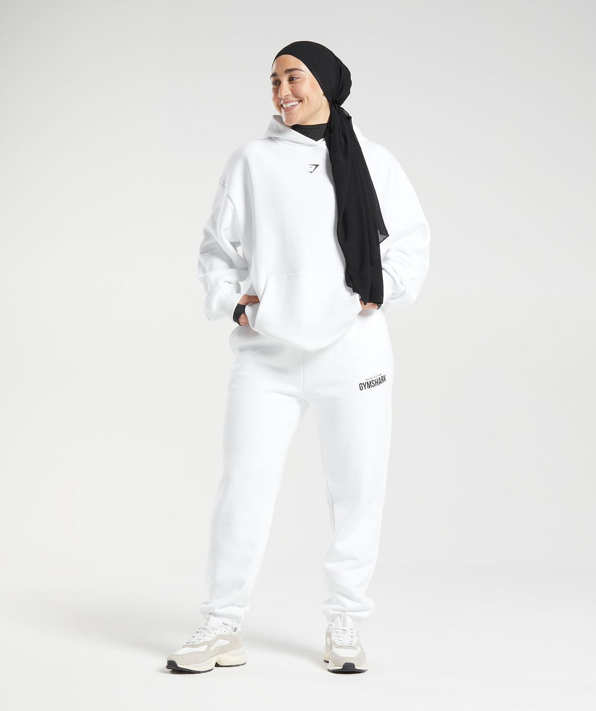 Gymshark X Leana Deeb Oversized Joggers - White