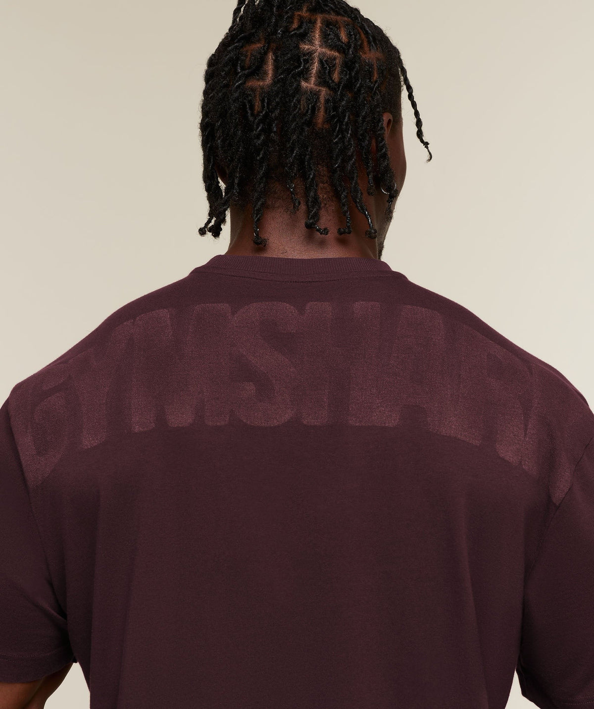 Gymshark Power Washed Oversized Tee - Cherry Purple/Wash