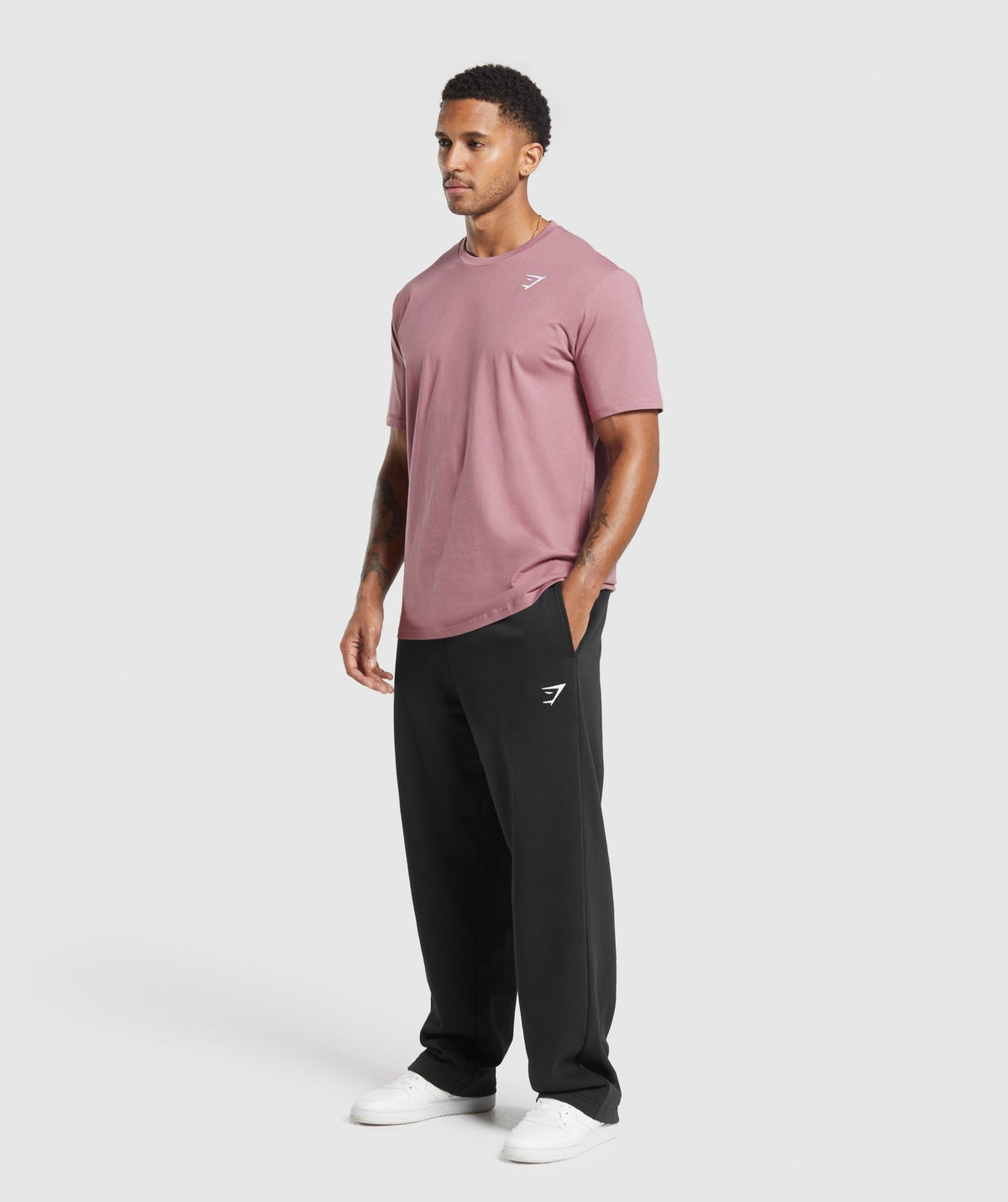 Gymshark Crest Tee - Calm Pink