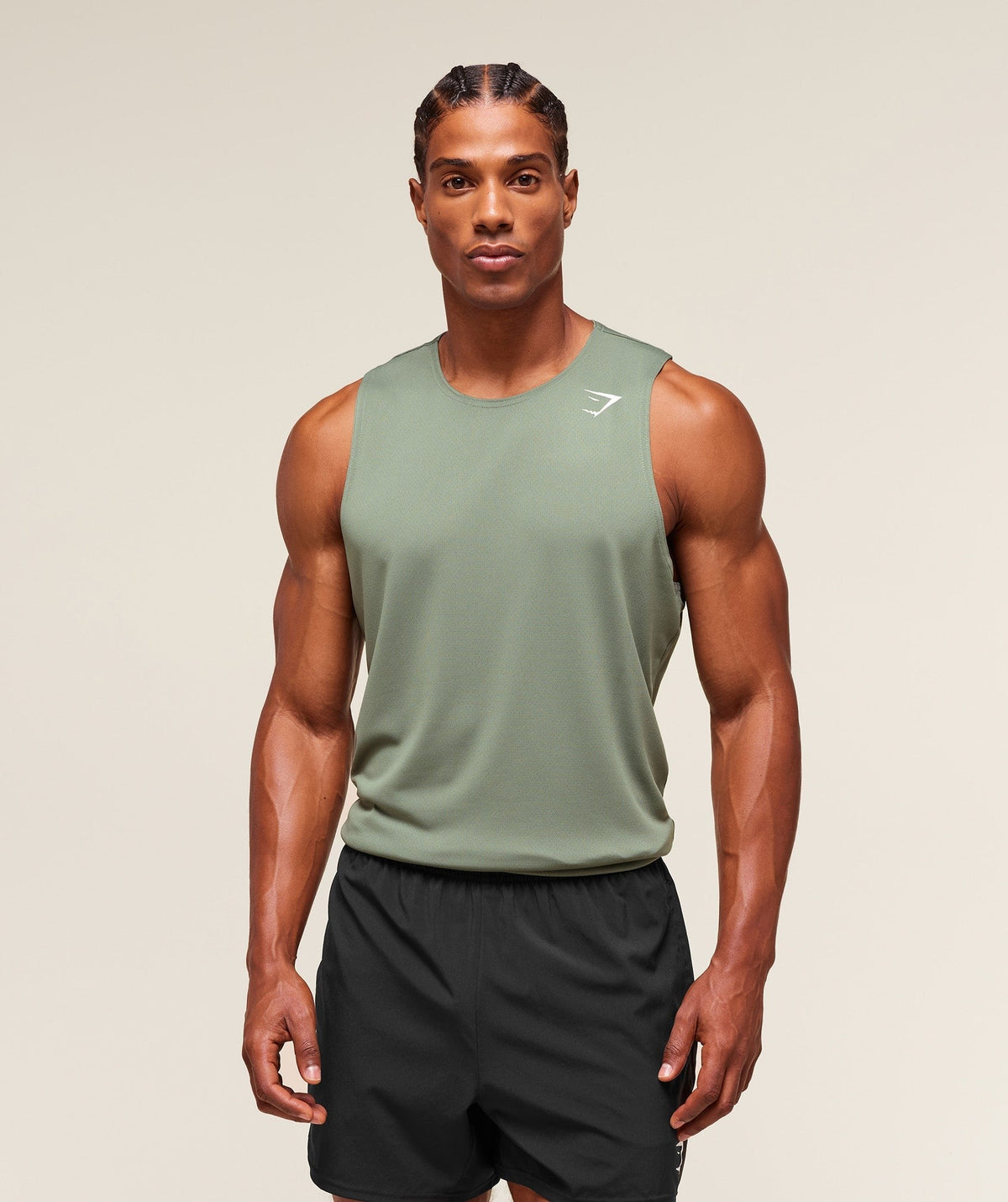 Gymshark Everyday Performance Tank 2 Pack - Unit Green/Black
