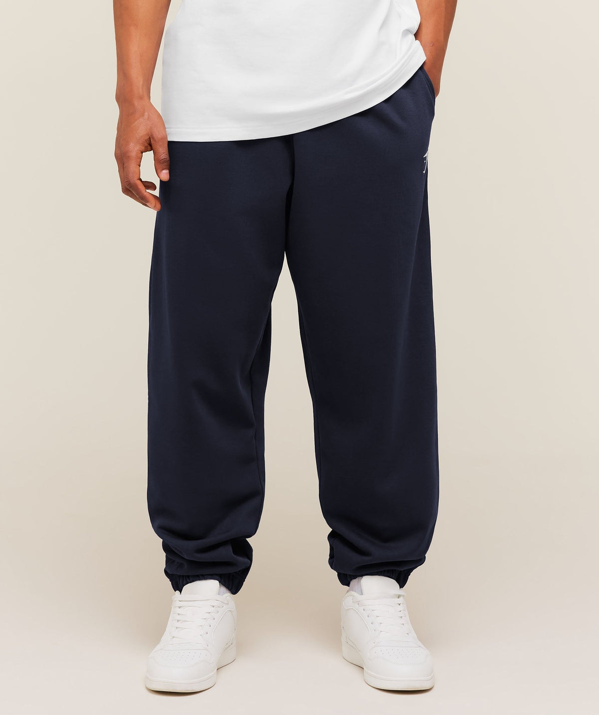 Gymshark Crest Oversized Jogger - Heavy Blue