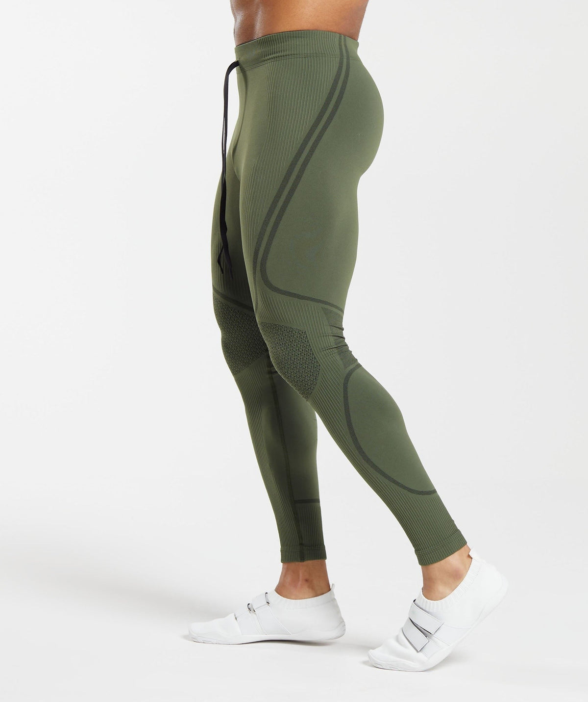 Gymshark 315 Seamless Tight - Winter Olive/Black